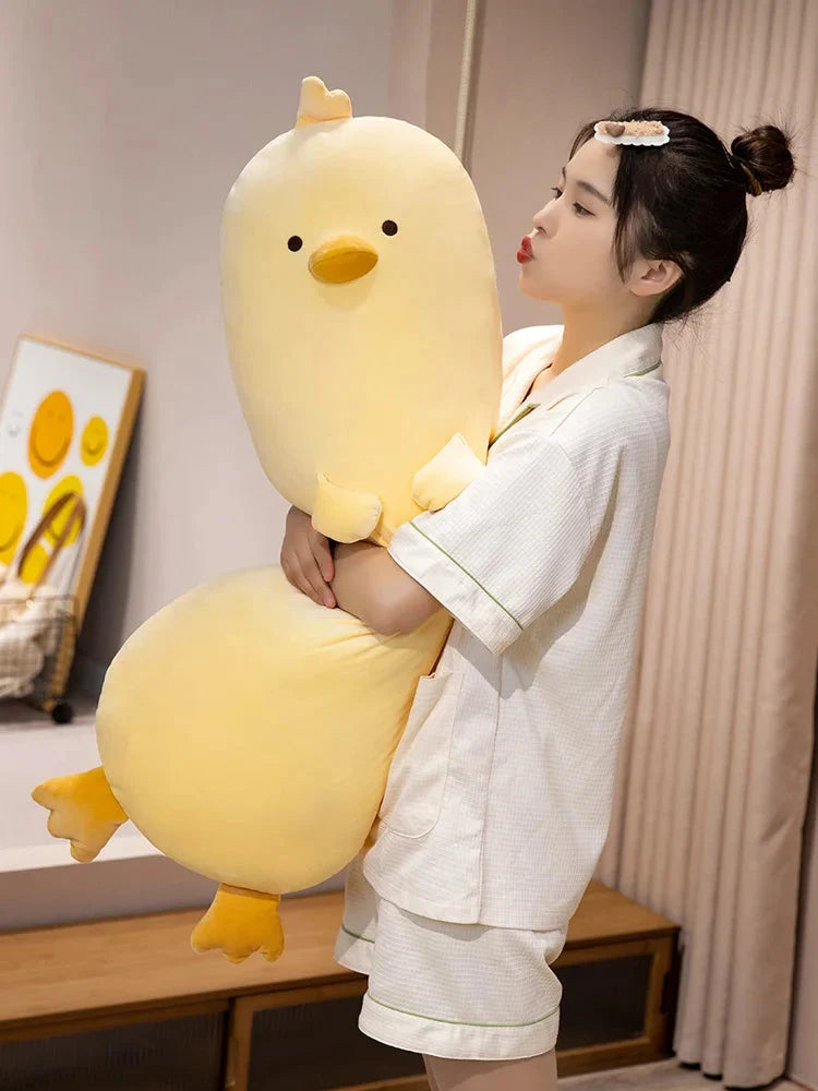 Long Snuggly Yellow Duck Plushie — image 9