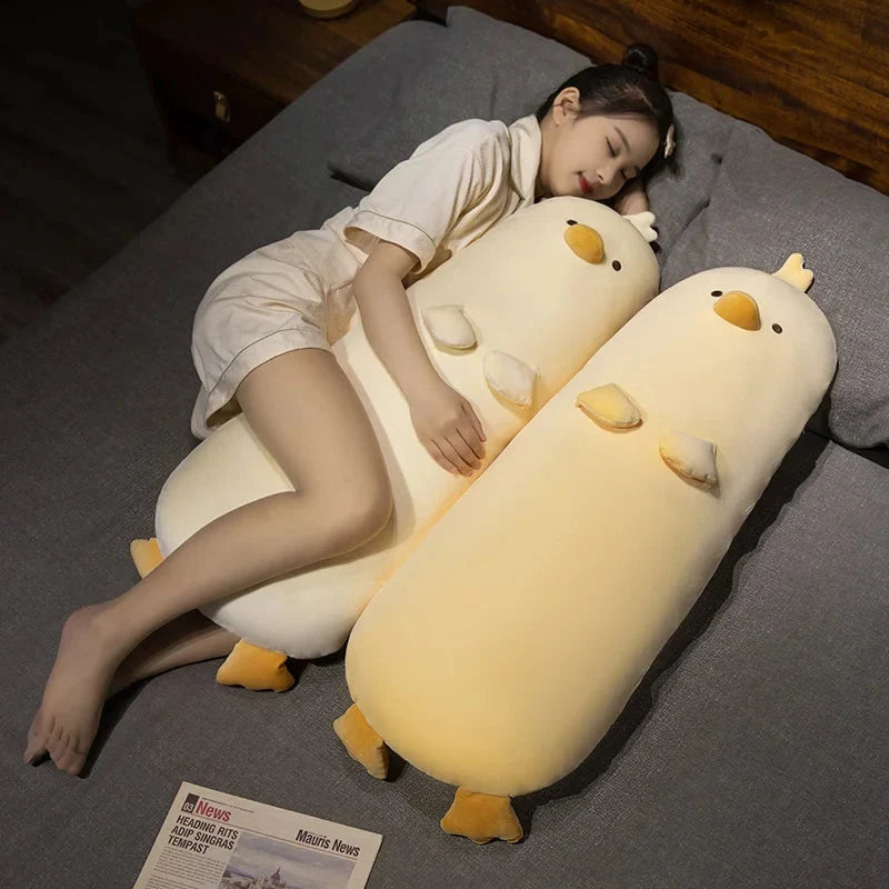Long Snuggly Yellow Duck Plushie — image 4