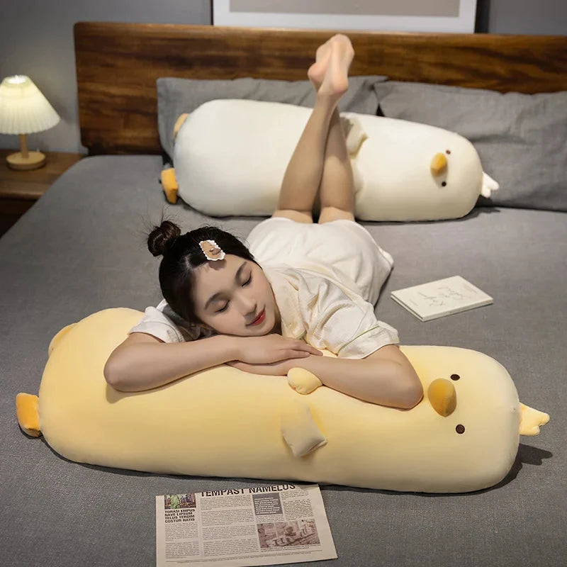 Long Snuggly Yellow Duck Plushie — image 7