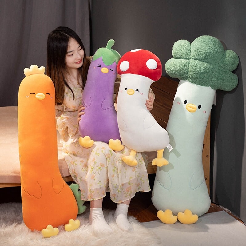 Long Vegetable Duck Family Plush Collection — image 11