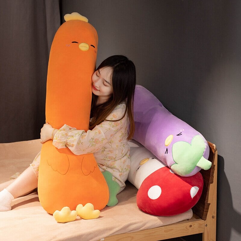 Long Vegetable Duck Family Plush Collection — image 13
