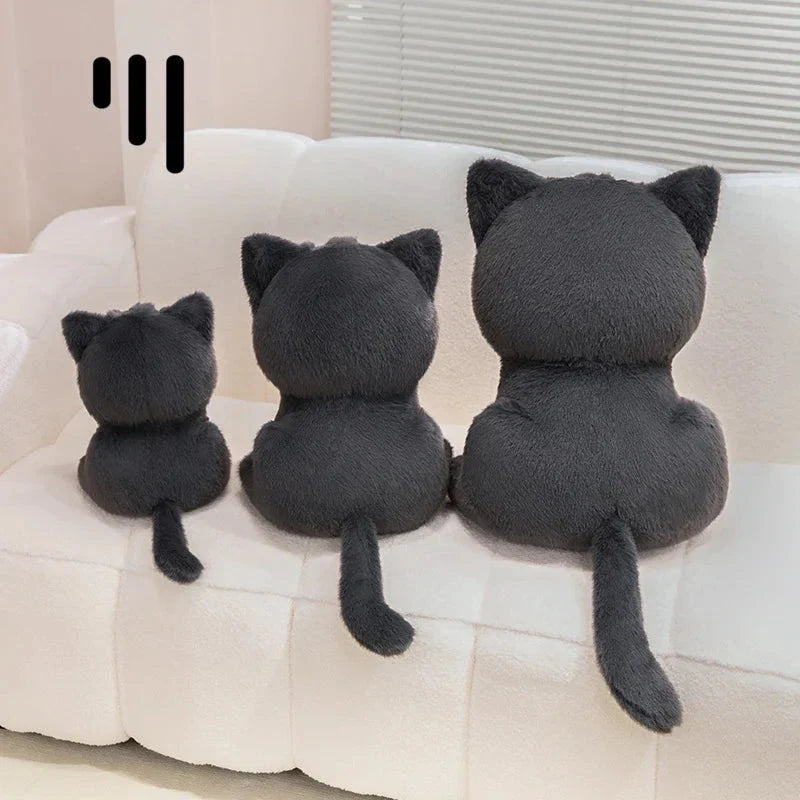 Luna & Misty the Fluffy Sitting Cat Plushies — image 11