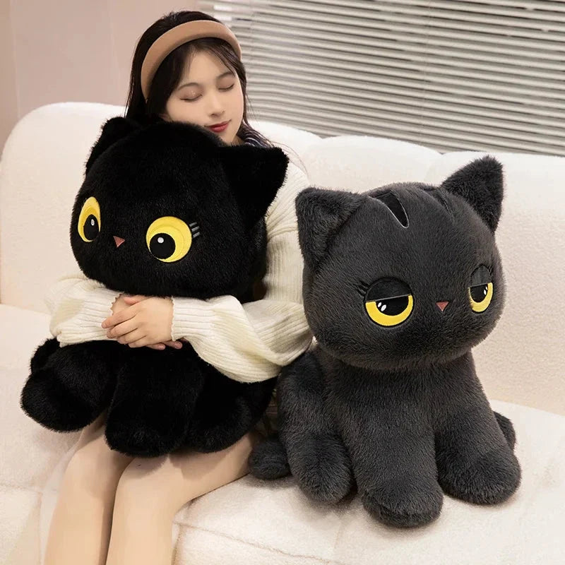 Luna & Misty the Fluffy Sitting Cat Plushies — image 2