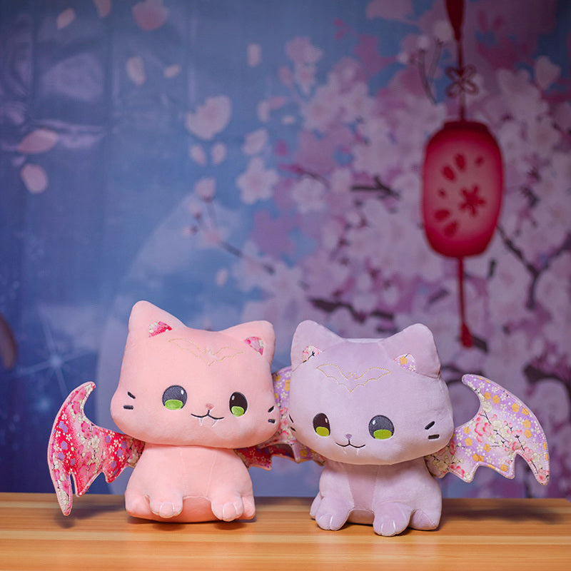 Luna & Solis the Kawaii Sakura Cats with Wings Plushies — image 6