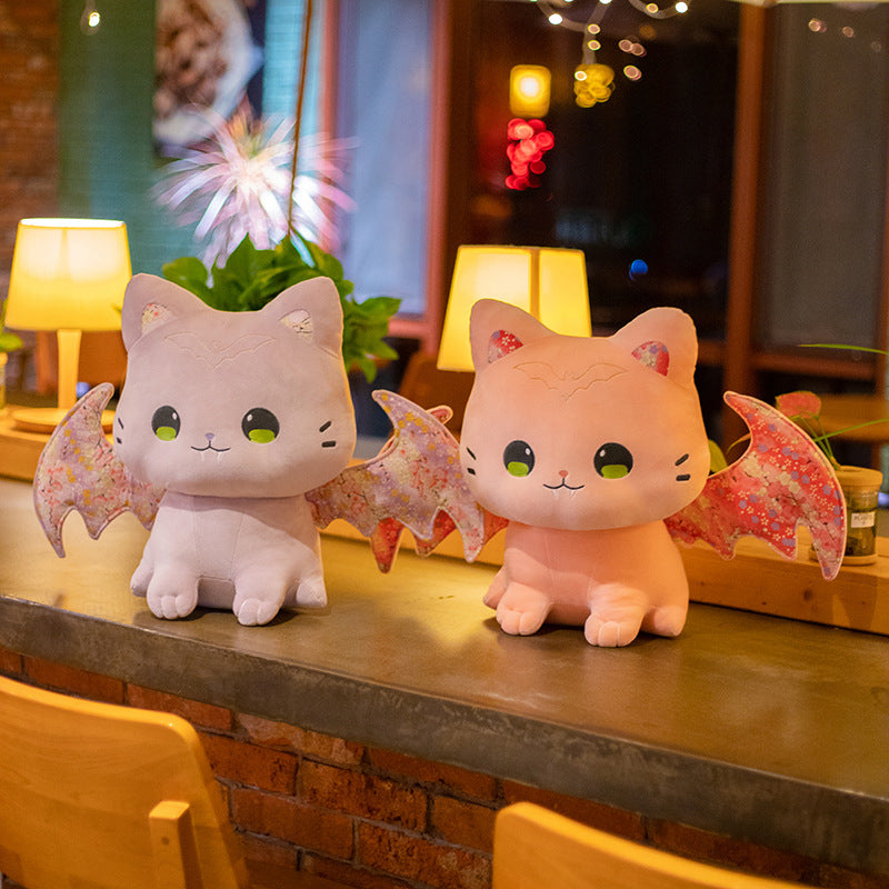 Luna & Solis the Kawaii Sakura Cats with Wings Plushies — image 11