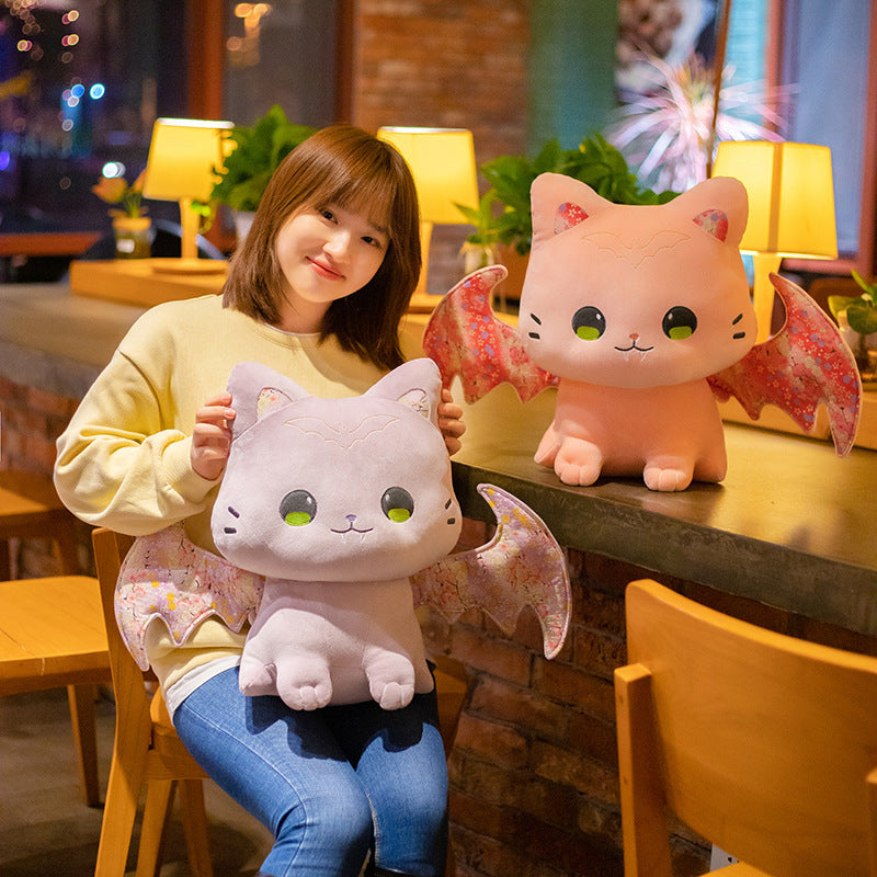 Luna & Solis the Kawaii Sakura Cats with Wings Plushies — image 4
