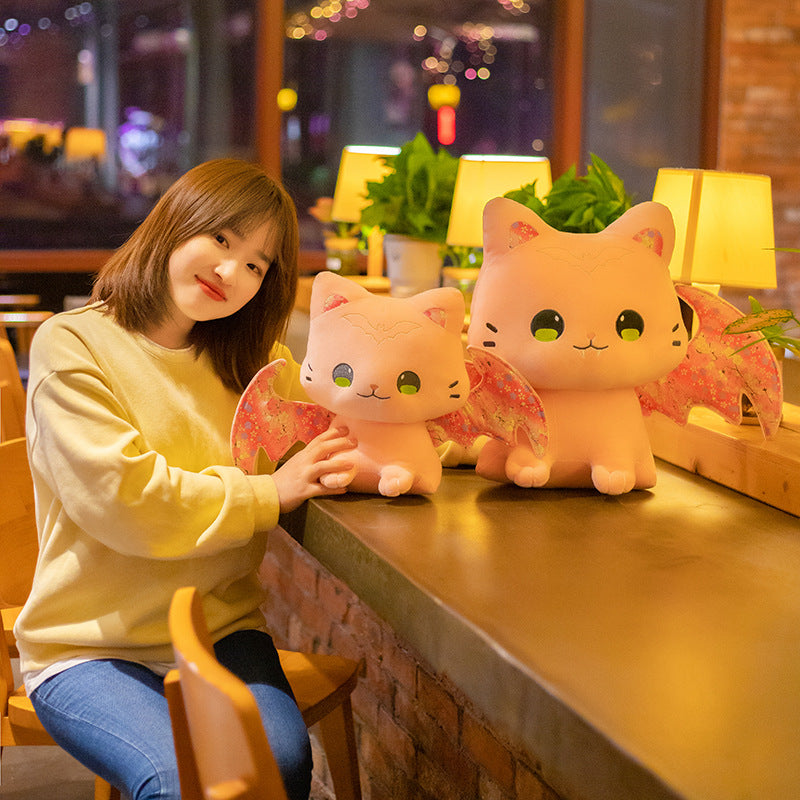Luna & Solis the Kawaii Sakura Cats with Wings Plushies — image 5