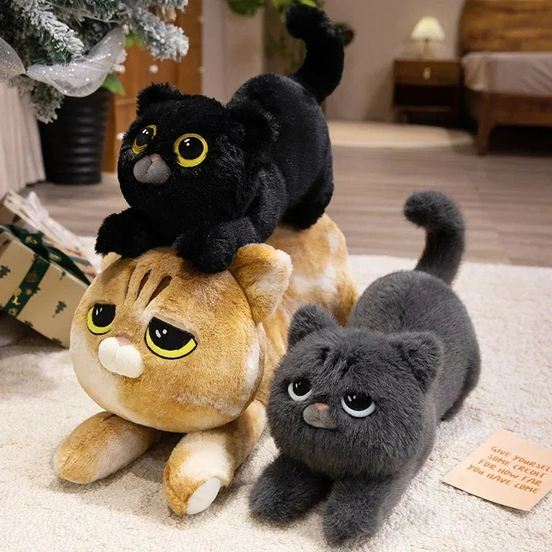 Mochi, Marmie & Midnight – Sleepy Cat Plushies — image 2