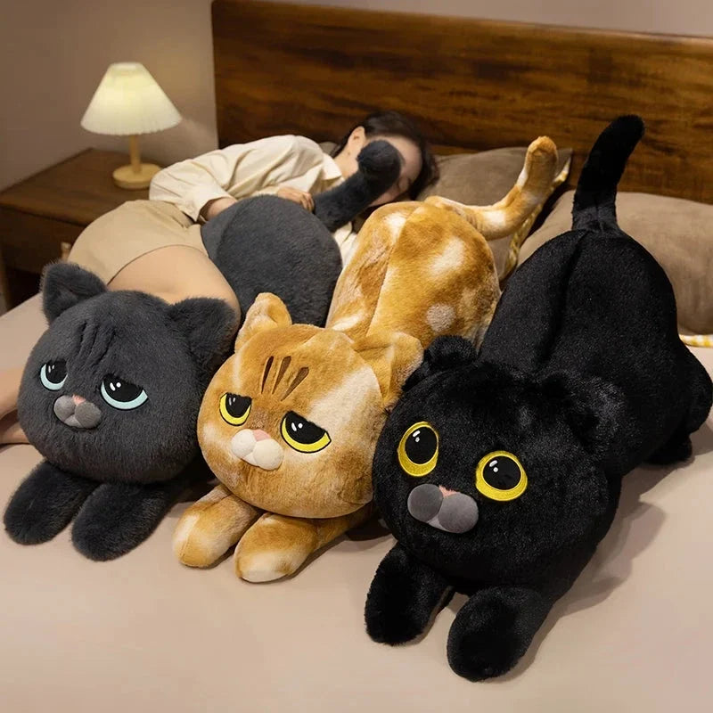Mochi, Marmie & Midnight – Sleepy Cat Plushies — image 1