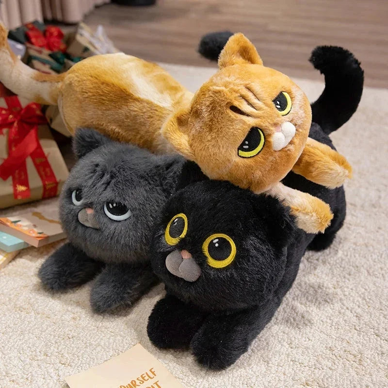 Mochi, Marmie & Midnight – Sleepy Cat Plushies — image 5