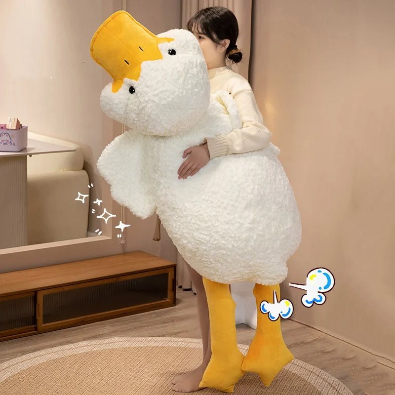 Molly the Giant Fluffy White Duck Plushie — image 12