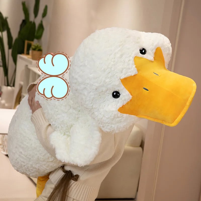Molly the Giant Fluffy White Duck Plushie — image 13
