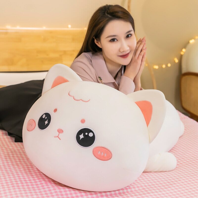 Momo & Nala the Kawaii Laying Cat Plushies — image 11