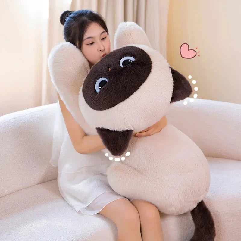 Momo the Long Kawaii Siamese Cat Plush — image 1