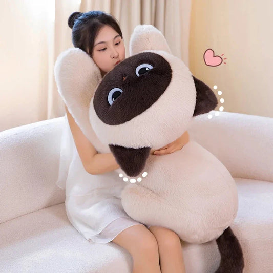 Momo the Long Kawaii Siamese Cat Plush — image 1