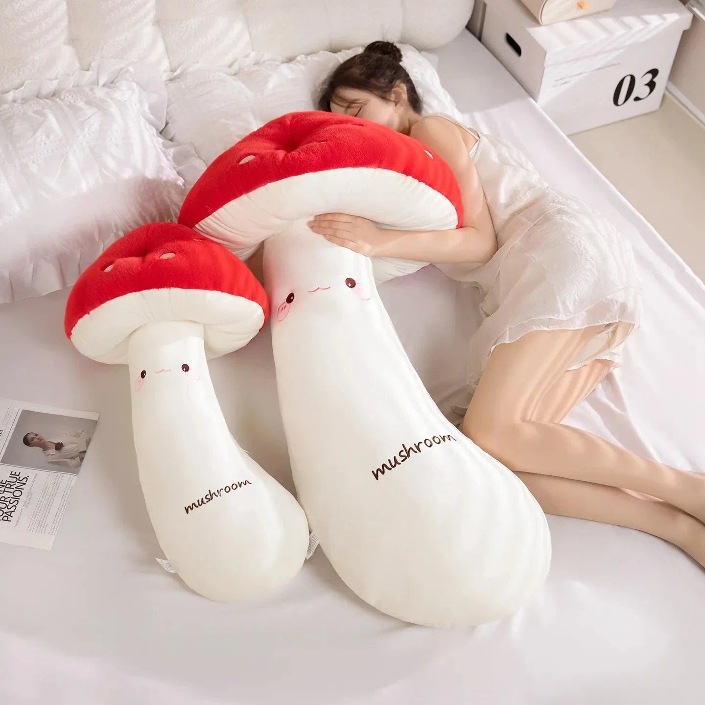 Mushie the Long Snuggly Kawaii Mushroom Plushies — image 10