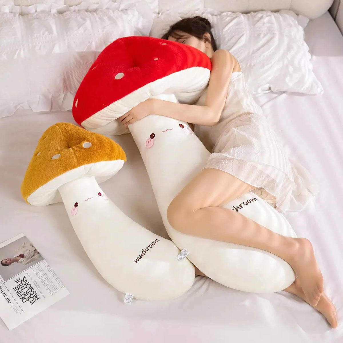 Mushie the Long Snuggly Kawaii Mushroom Plushies — image 1