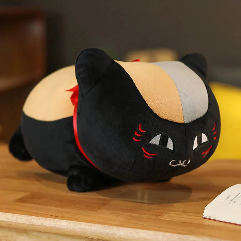 Natsume Yuujinchou Nyanko Cat White Black Plushie — image 5