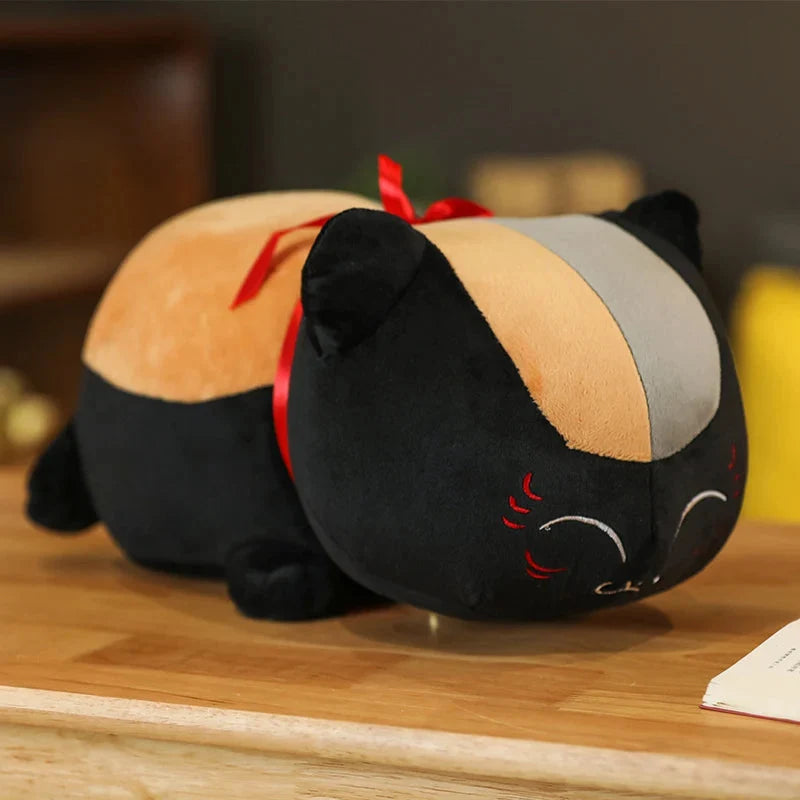 Natsume Yuujinchou Nyanko Cat White Black Plushie — image 4