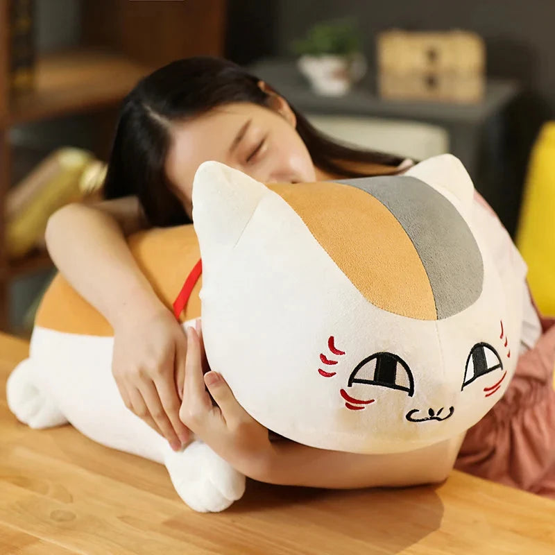 Natsume Yuujinchou Nyanko Cat White Black Plushie — image 17