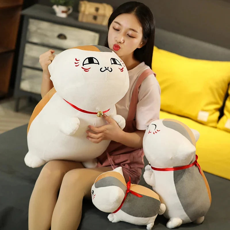 Natsume Yuujinchou Nyanko Cat White Black Plushie — image 16