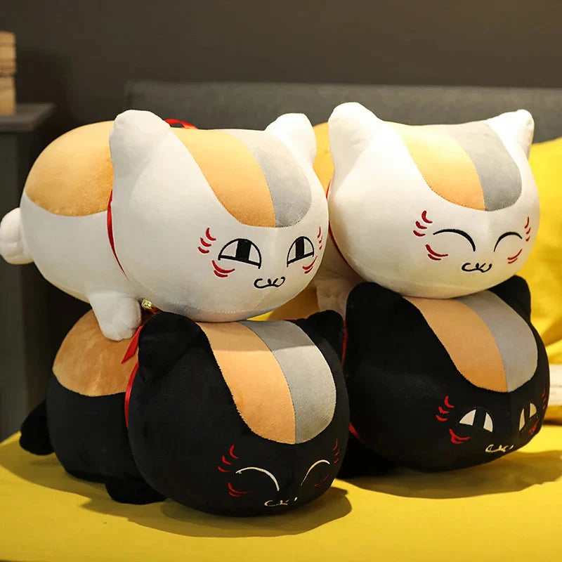 Natsume Yuujinchou Nyanko Cat White Black Plushie — image 11