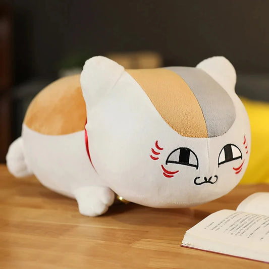 Natsume Yuujinchou Nyanko Cat White Black Plushie — image 1
