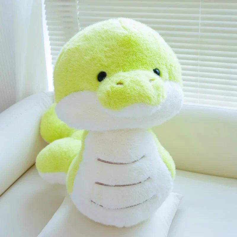 Noodles the Long Green Fluffy Snake — image 12