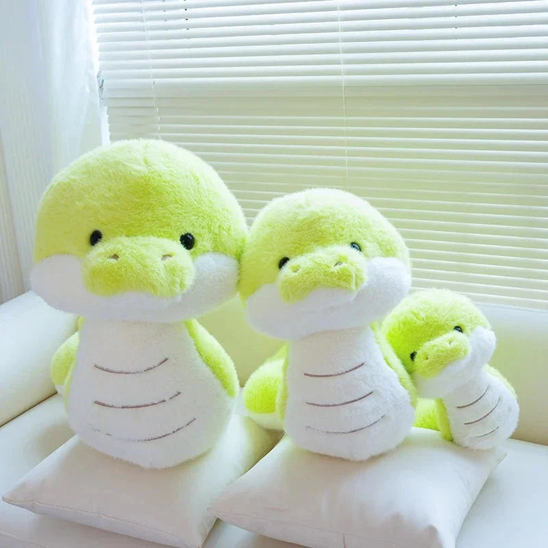 Noodles the Long Green Fluffy Snake — image 11