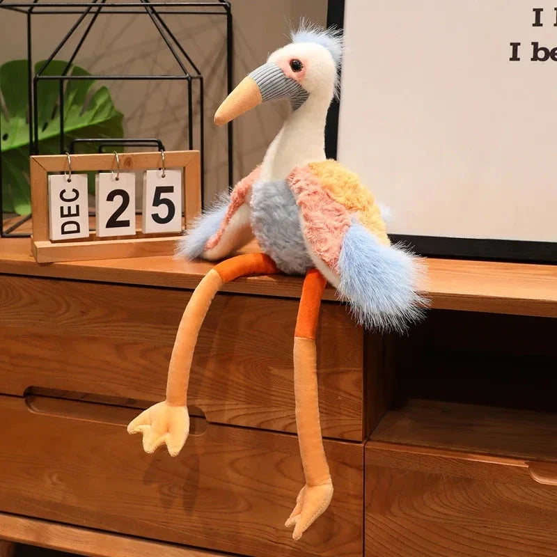 Peaches the Fluffy Crane Plush — image 1