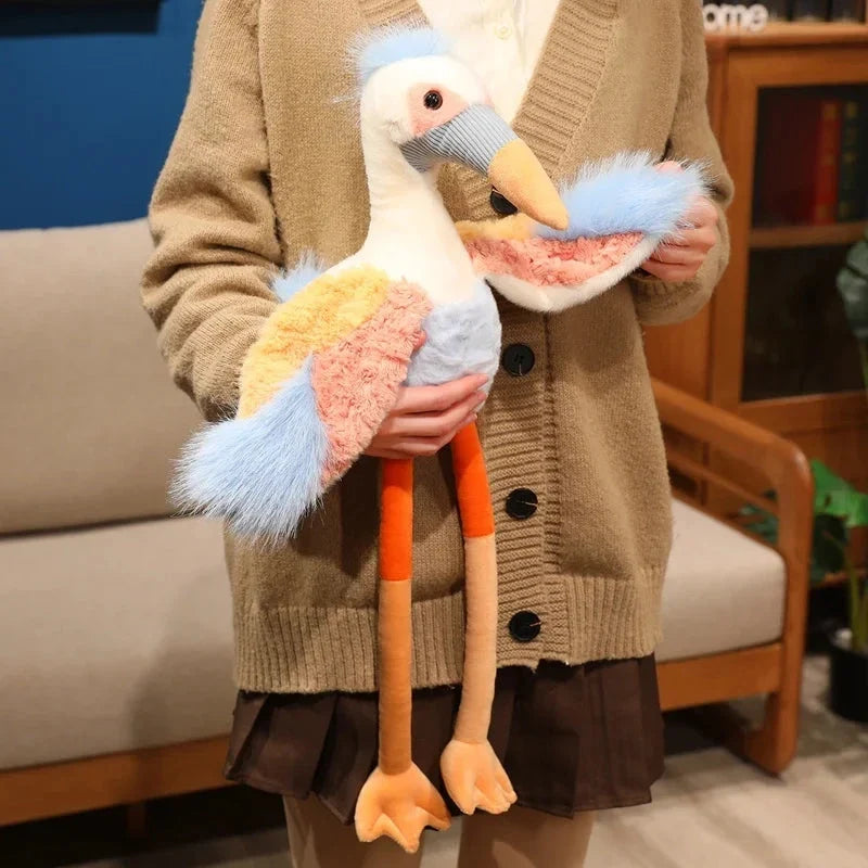 Peaches the Fluffy Crane Plush — image 8