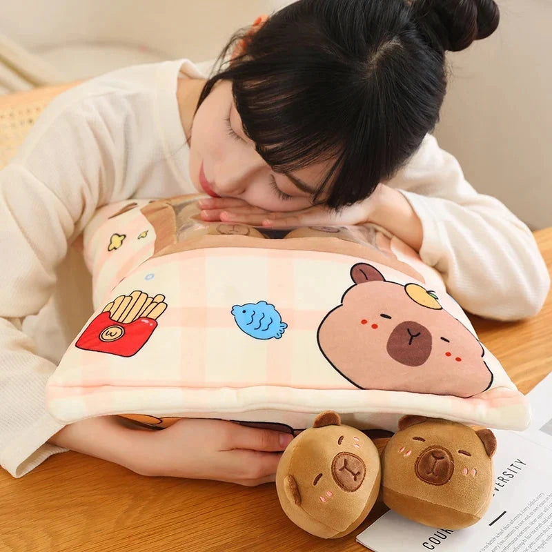 Pink Brown Capybara Candy Bag Plushies — image 20