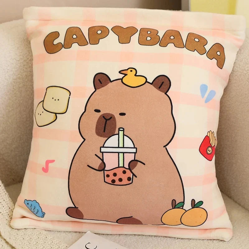 Pink Brown Capybara Candy Bag Plushies — image 8