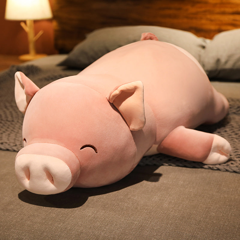 Poppy the Pink Jumbo Pig Plushie — image 1