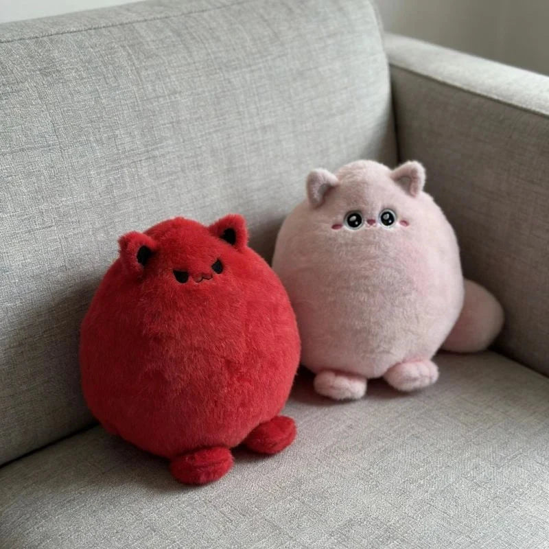 Round Chubby Cat Angel Plush — image 8