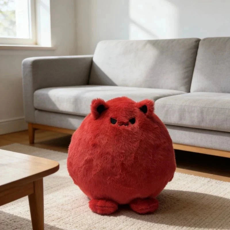 Round Chubby Cat Angel Plush — image 9