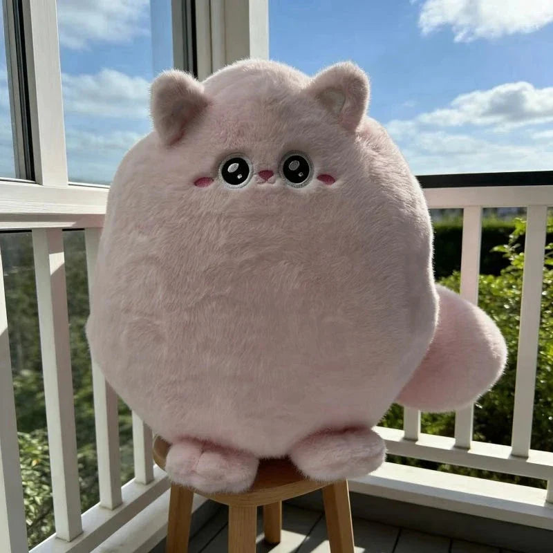 Round Chubby Cat Angel Plush — image 12
