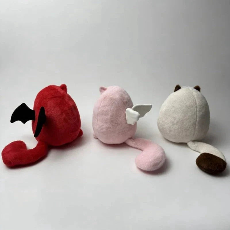 Round Chubby Cat Angel Plush — image 2