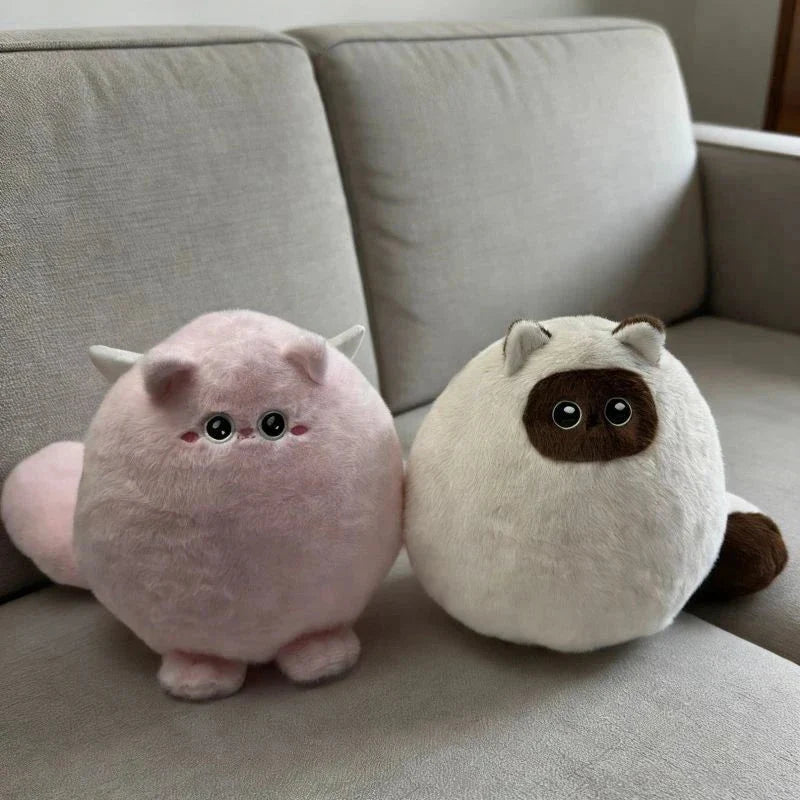 Round Chubby Cat Angel Plush — image 10