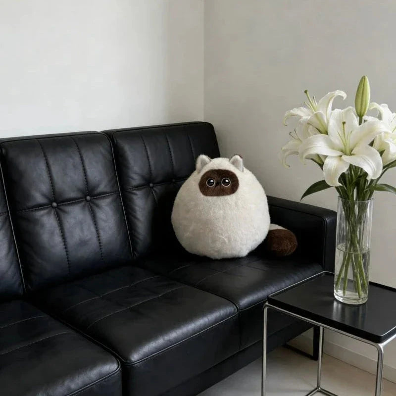 Round Chubby Cat Angel Plush — image 7