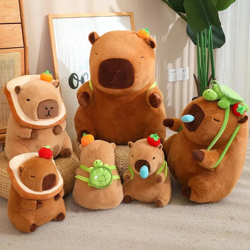 Silly Capybara Toast Turtle Snotty Plushie Family — image 2