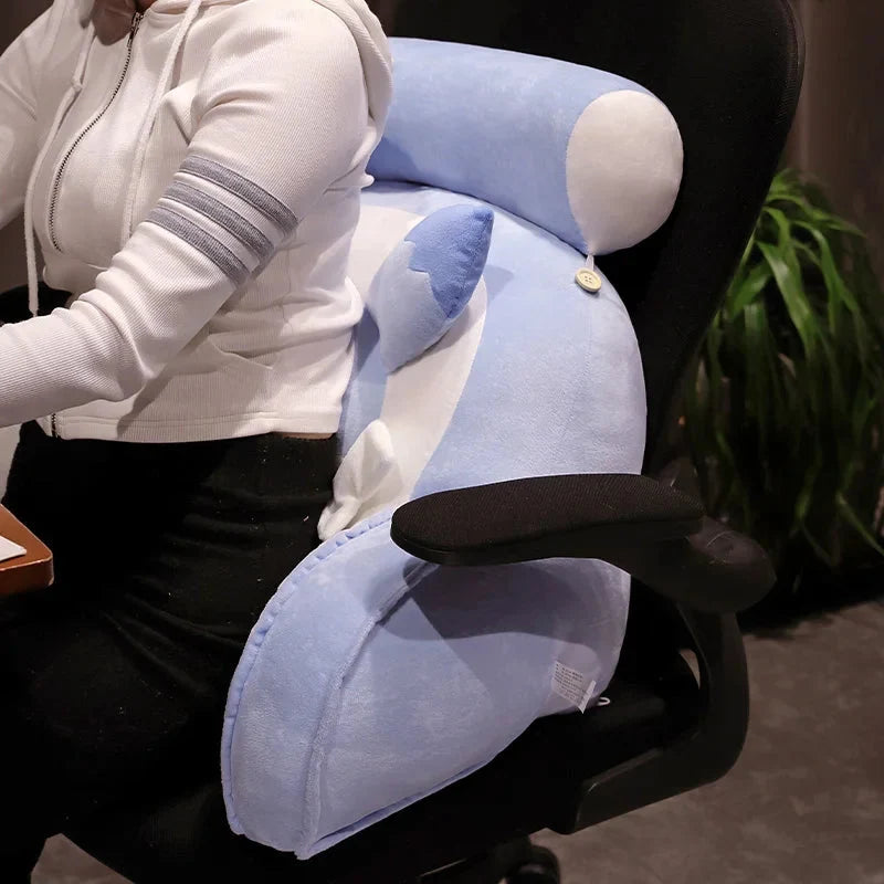 Sofi the Cute Baby Blue Hybrid Dragon Cushion Seat — image 7