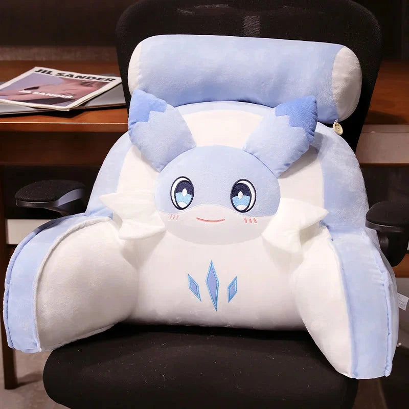 Sofi the Cute Baby Blue Hybrid Dragon Cushion Seat — image 6