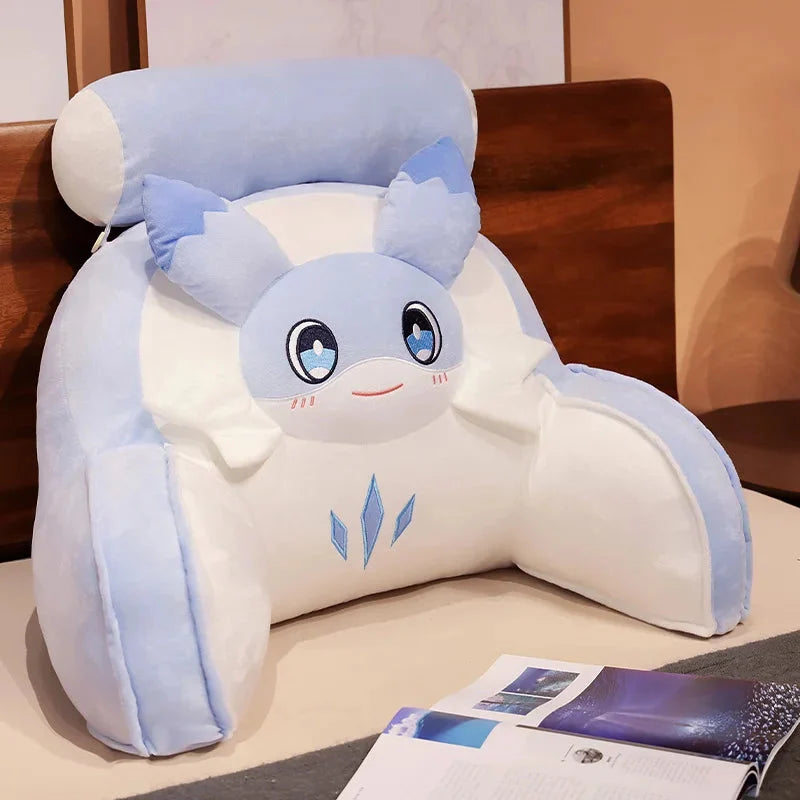 Sofi the Cute Baby Blue Hybrid Dragon Cushion Seat — image 2