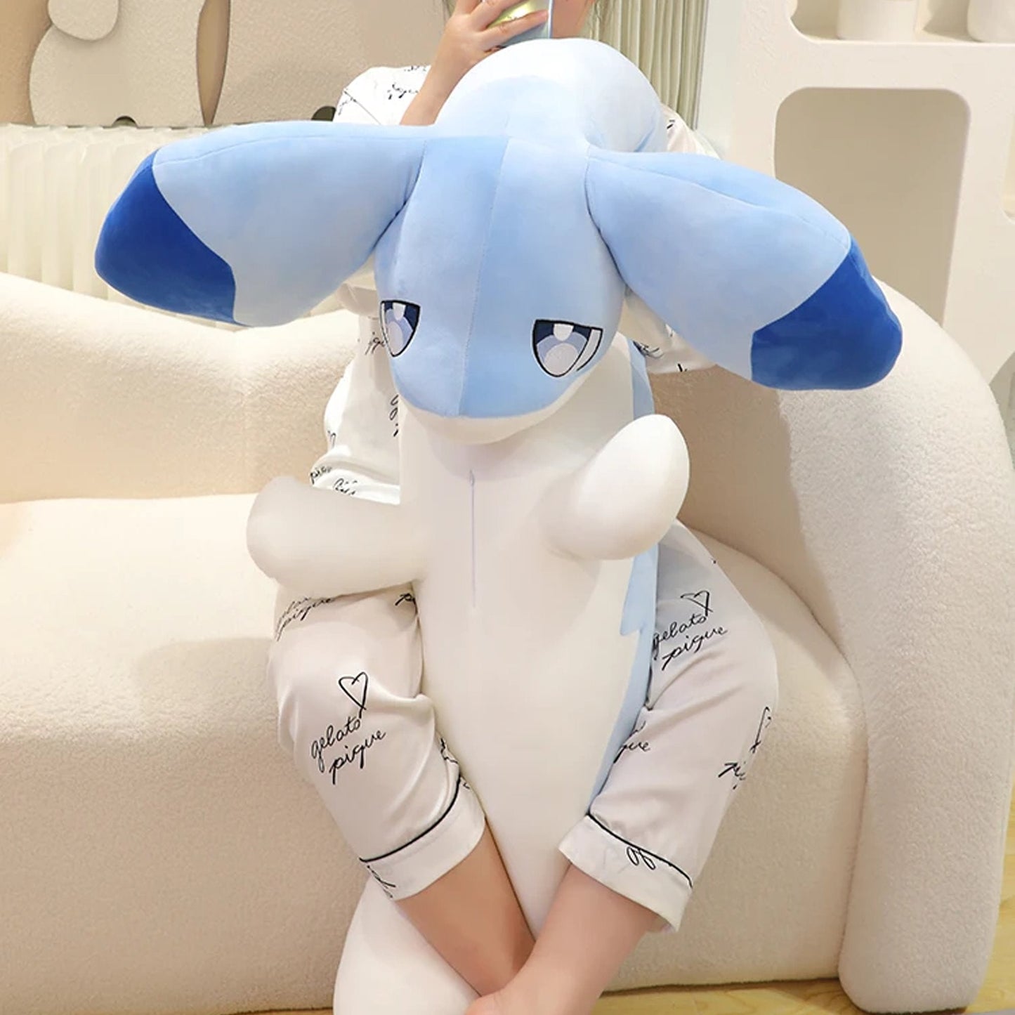 Sofi the Long Kawaii Baby Blue Dragon Plushie — image 26