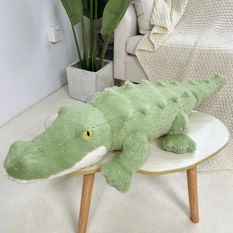 Soft Fluffy Green Crocodile Plush Toy — image 13