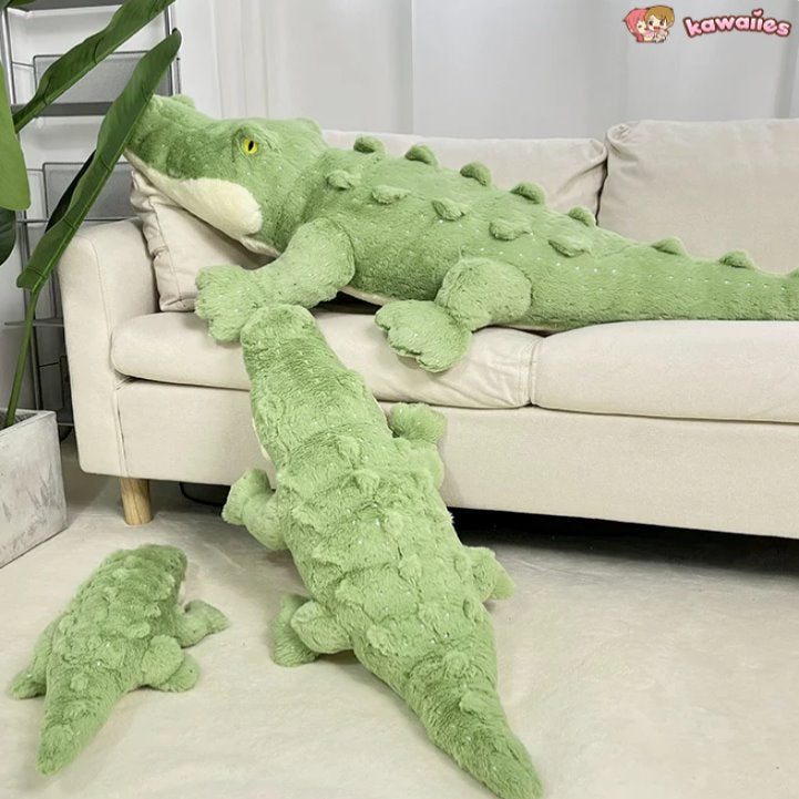 Soft Fluffy Green Crocodile Plush Toy — image 10