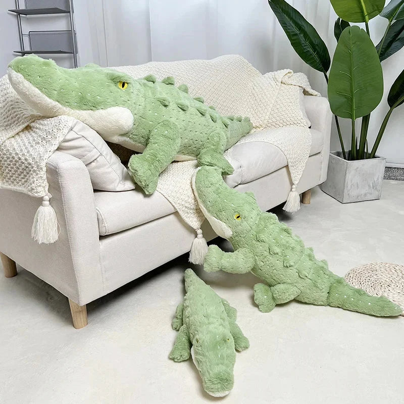 Soft Fluffy Green Crocodile Plush Toy — image 9