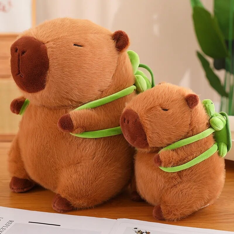 The Adorable Capybara Turtle Back Pack Plushies — image 12