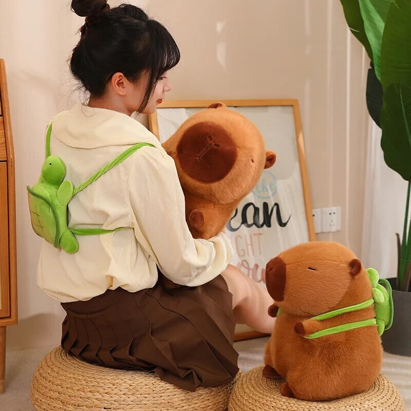 The Adorable Capybara Turtle Back Pack Plushies — image 15